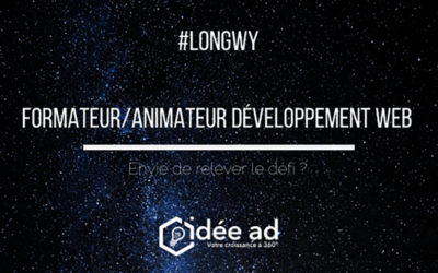 Idée Ad recrute un formateur animateur développement web à Longwy (H/F)